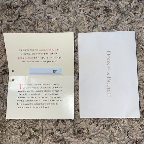 Dooney & Bourke Medium Chiara Handbag Red Brown - Picture 15 of 16